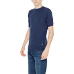 Hamaki-Ho Blue Cotton Sweater HA-14213500128-IT54 | XXL