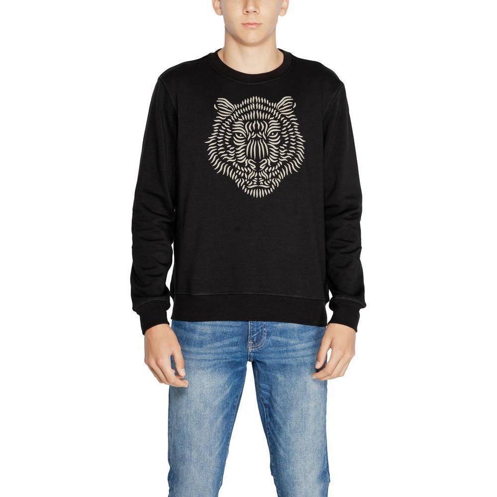 Antony Morato Black Cotton Sweatshirt AN-14635800009-IT46 | M
