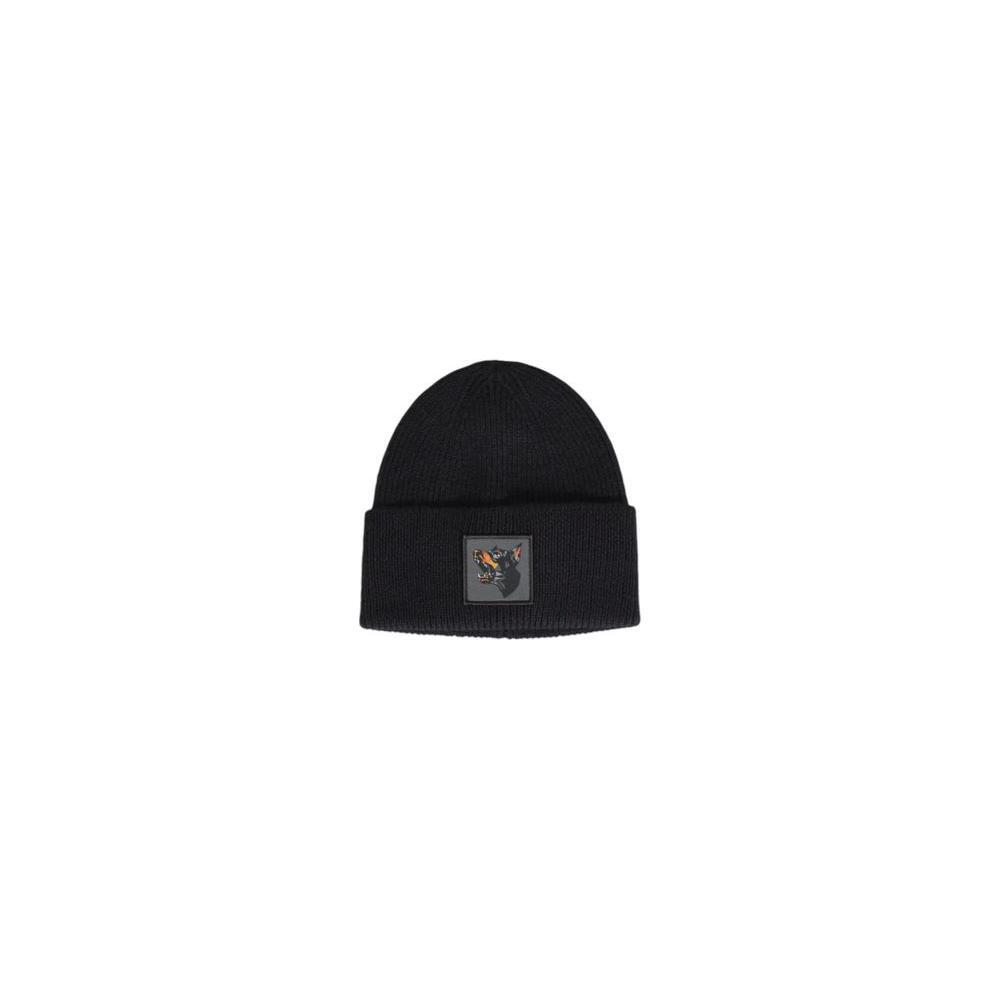 Antony Morato Black Wool Caps Baseball Hat AN-14636600009-UNI