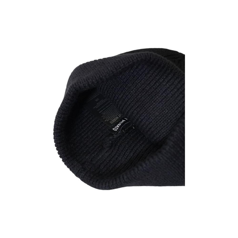 Antony Morato Black Wool Caps Baseball Hat AN-14636600009-UNI