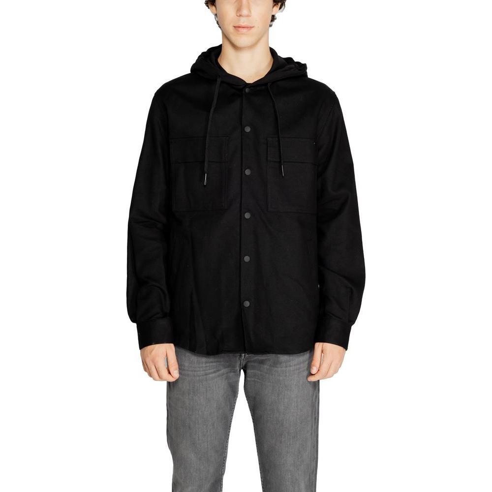 Antony Morato Black Cotton Shirt AN-14638000009-IT54 | XXL