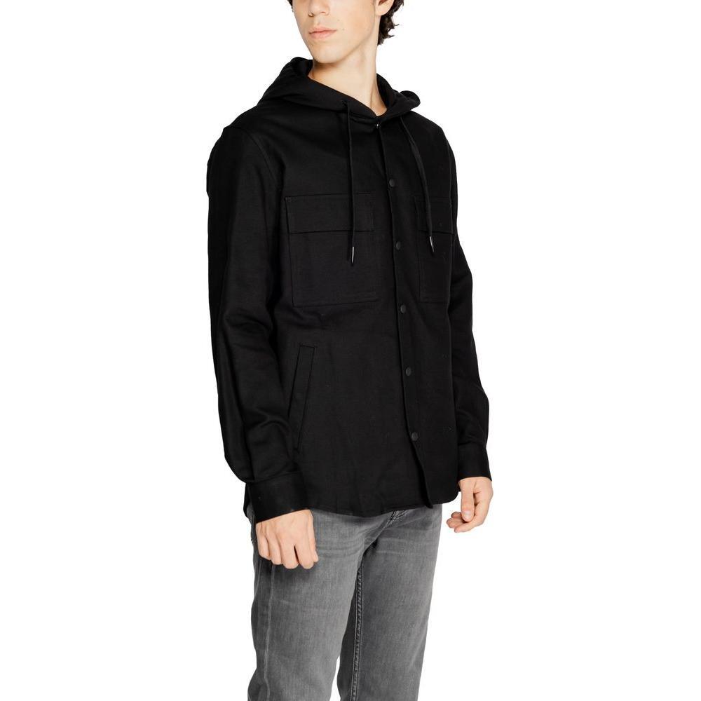 Antony Morato Black Cotton Shirt AN-14638000009-IT54 | XXL