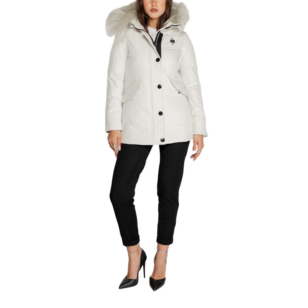 Blauer White Polyester Parka