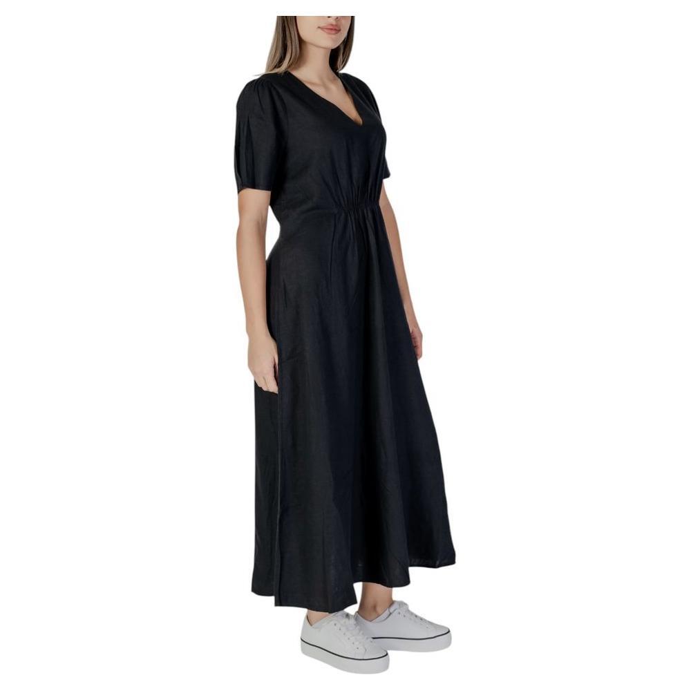 B.Young Black Linen Long BY-14885700009-34 | XXS