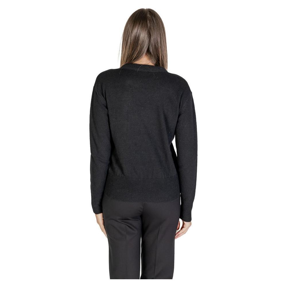 Alviero Martini Prima Classe Black Polyester Sweater AL-15610600009-IT42|M