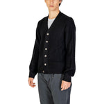 Hamaki-Ho Black Polyester Cardigan HA-15661500009-IT46 | M