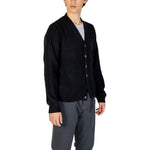 Hamaki-Ho Black Polyester Cardigan HA-15661500009-IT46 | M