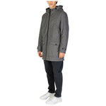 Hamaki-Ho Gray Polyester Coat HA-15669900153-IT44 | S