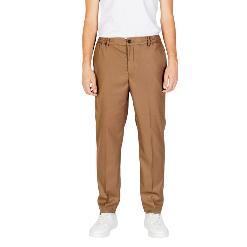 Hamaki-Ho Beige Polyester Pant