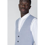 Antony Morato Blue Polyester Waistcoat AN-10251200126-IT52 | XL