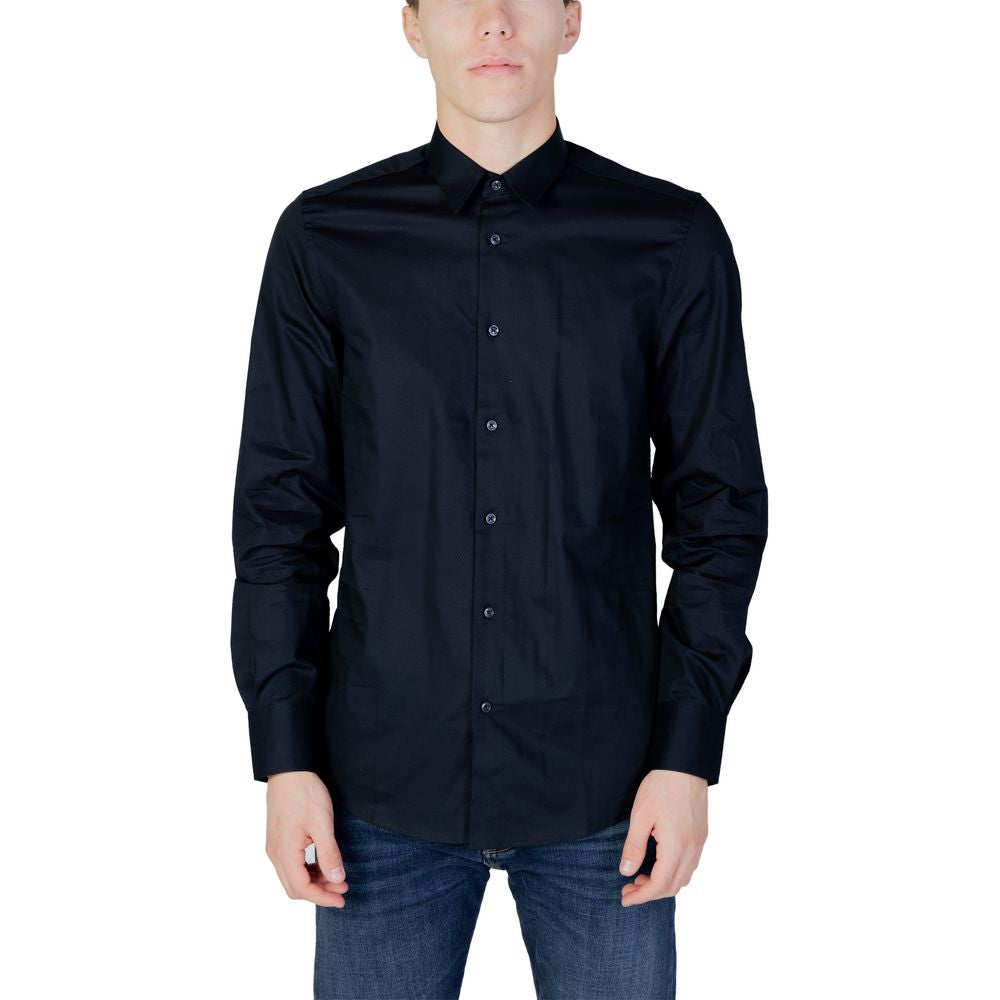 Antony Morato Antony Morato Blue Cotton Shirt AN-11851300010-IT54 | XXL