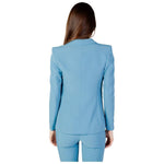 Rinascimento Turquoise Polyester Blazer RI-12022500679-XL