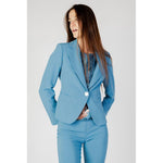 Rinascimento Turquoise Polyester Blazer RI-12022600679-IT42|M