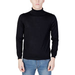 Alviero Martini Prima Classe Black Viscose Turtleneck AL-13068700009-IT54 | XXL