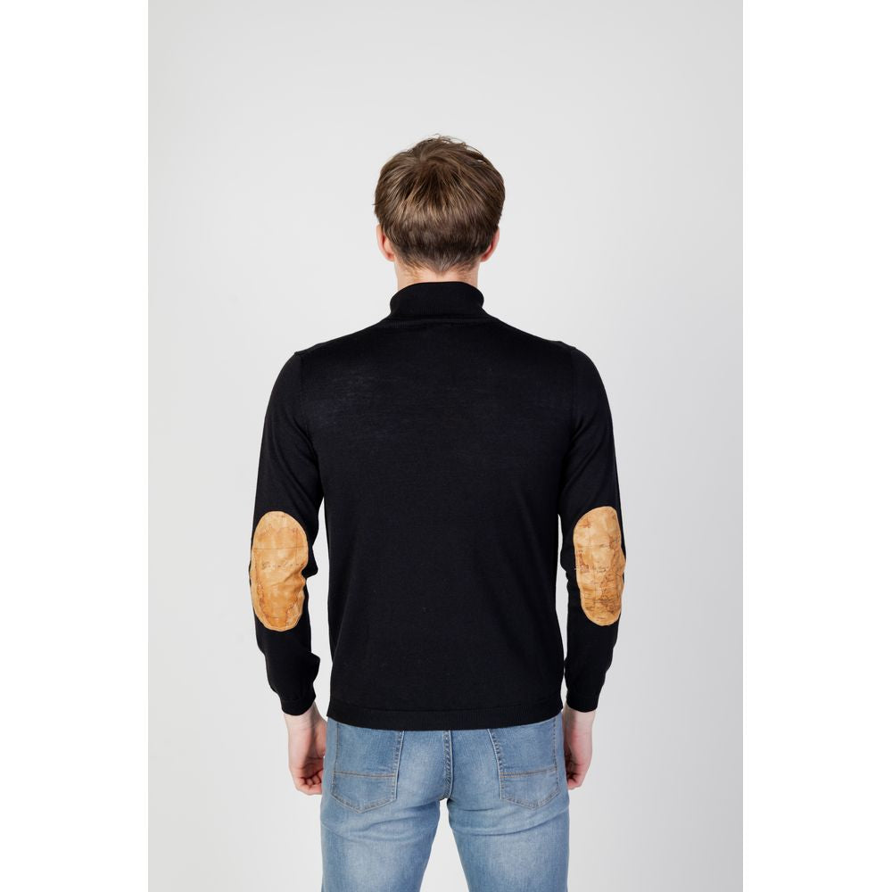 Alviero Martini Prima Classe Black Viscose Turtleneck AL-13068700009-IT54 | XXL