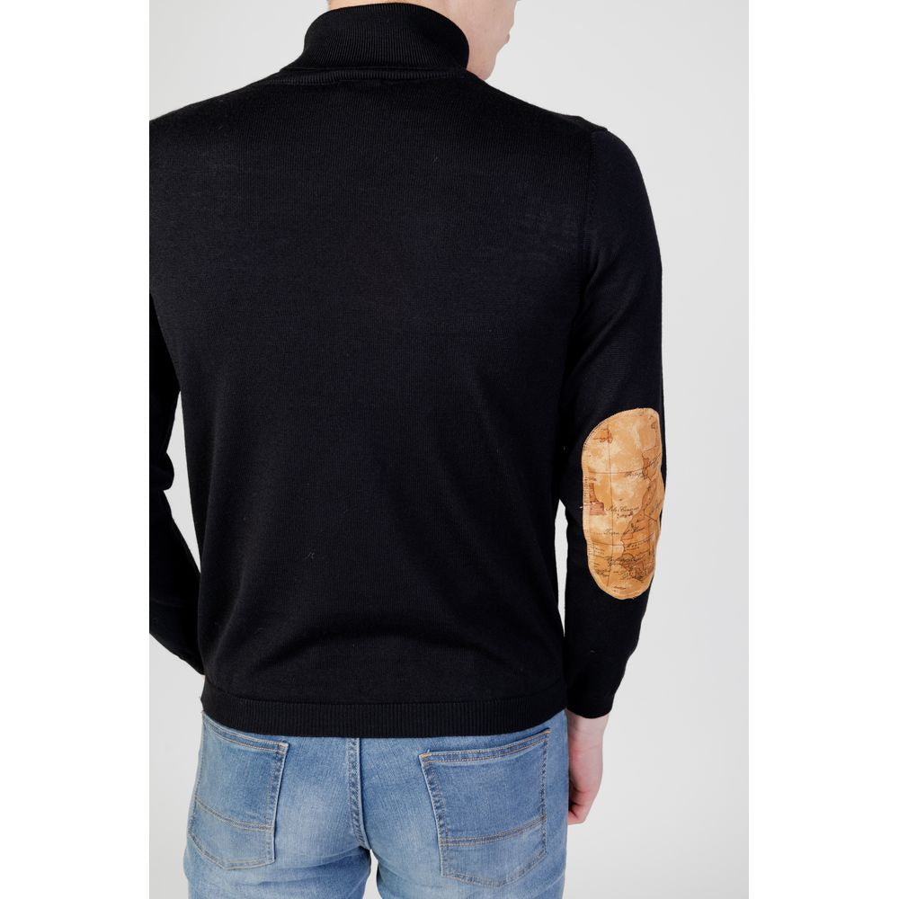 Alviero Martini Prima Classe Black Viscose Turtleneck AL-13068700009-IT54 | XXL