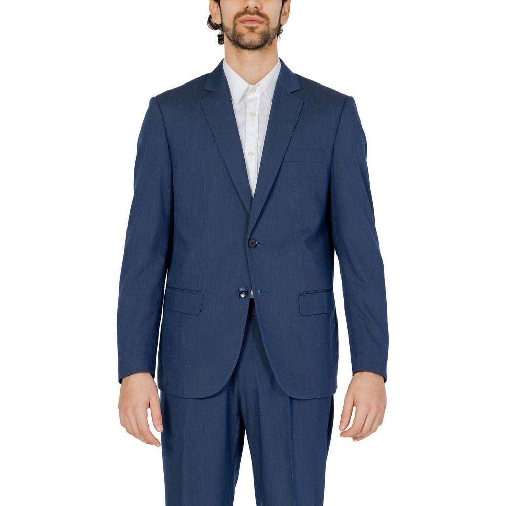 Antony Morato Blue Polyester Blazer AN-13367100010-IT46 | S