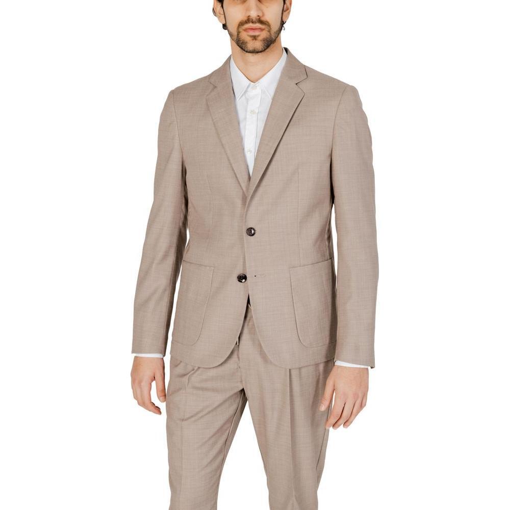 Antony Morato Beige Polyester Blazer AN-13367200127-IT56 | 3XL