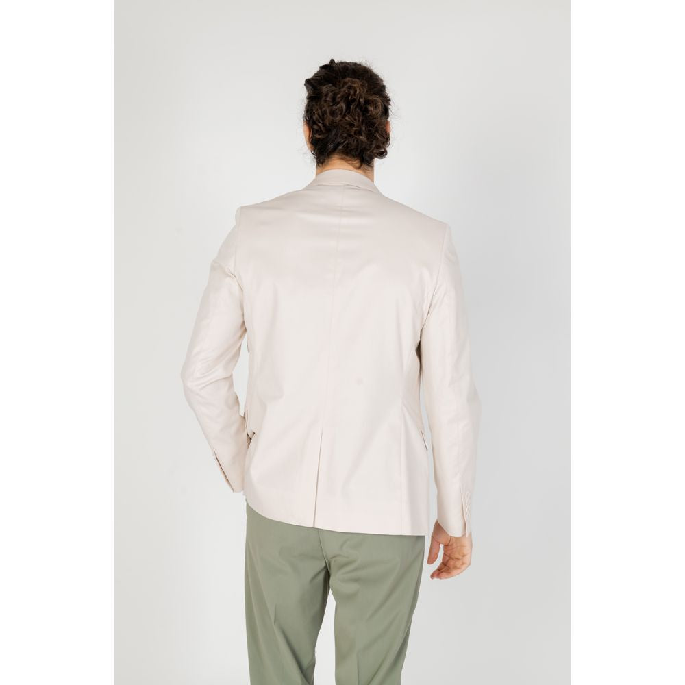 Antony Morato Cream Cotton Blazer AN-13367801504-IT48 | M