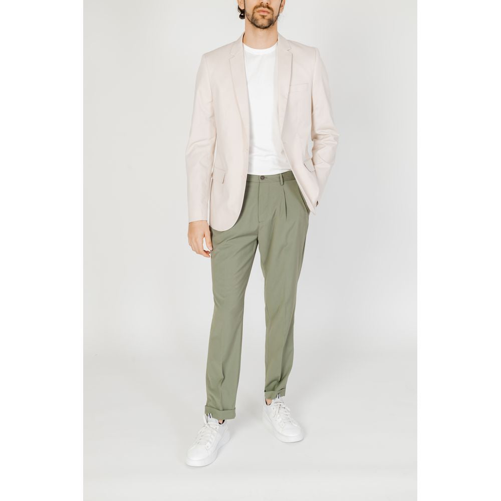 Antony Morato Cream Cotton Blazer AN-13367801504-IT48 | M