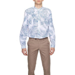 Antony Morato Blue Cotton Shirt AN-13369400375-IT50 | L