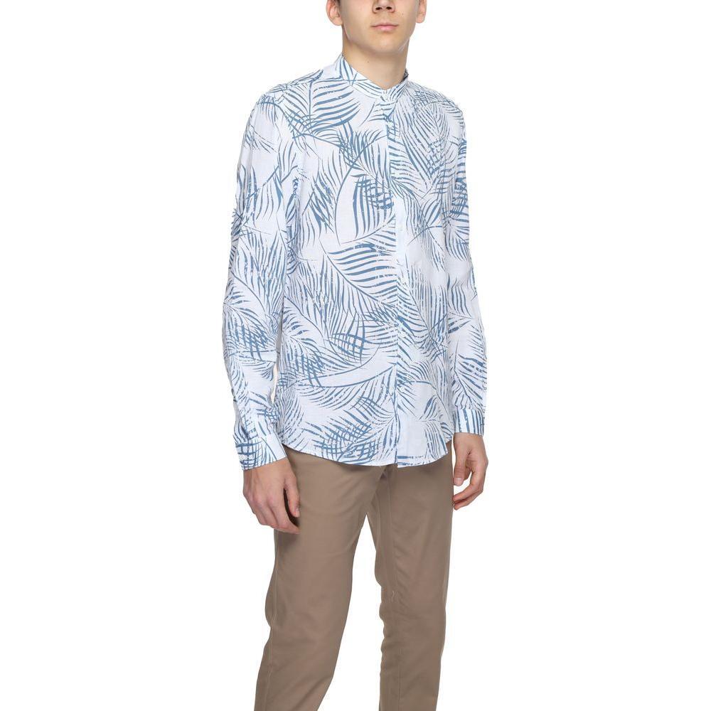 Antony Morato Blue Cotton Shirt AN-13369400375-IT50 | L