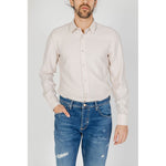 Antony Morato Beige Viscose Shirt AN-13369802507-IT54 | XXL