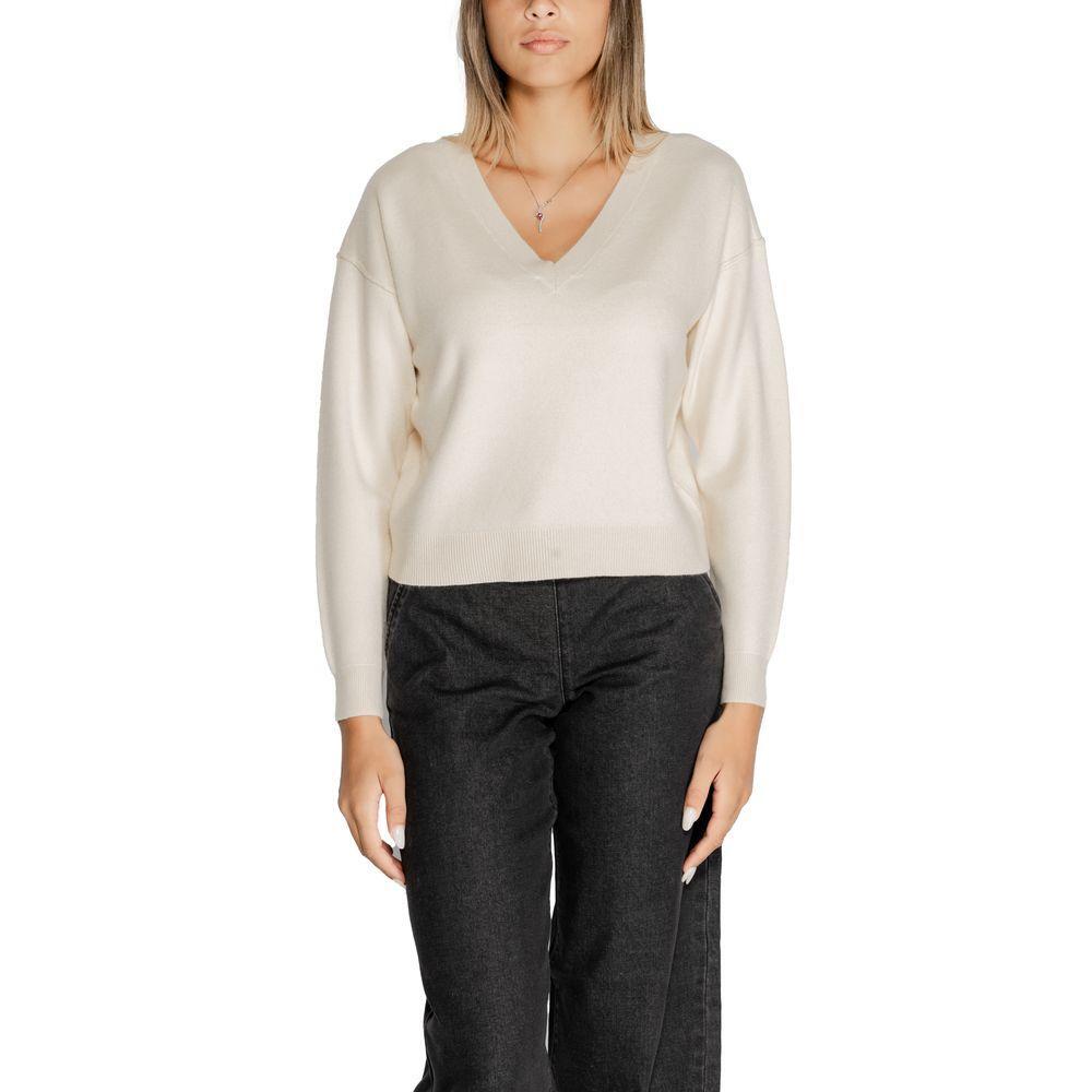 Vero Moda White Viscose Sweater VE-15265600820-IT42|M