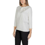 Alviero Martini Prima Classe White Cotton Long Sleeve AL-14624900008-44 | M