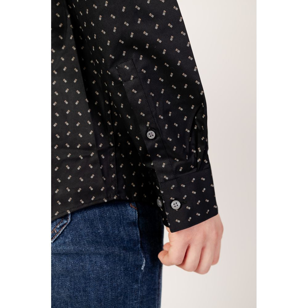 Calvin Klein Black Cotton Shirt CA-11695500009-IT41 | L