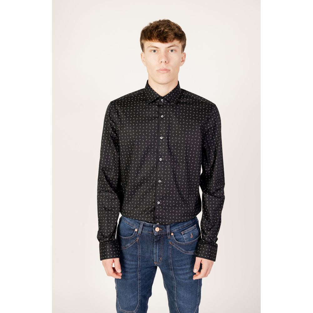 Calvin Klein Black Cotton Shirt CA-11695500009-IT41 | L