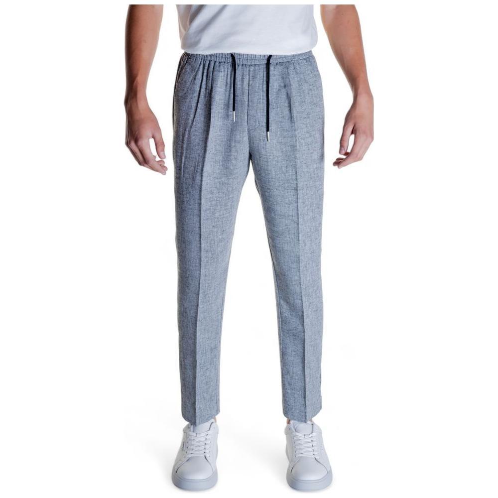 Antony Morato Black Linen Pant AN-14684100009-48/32 (W34)