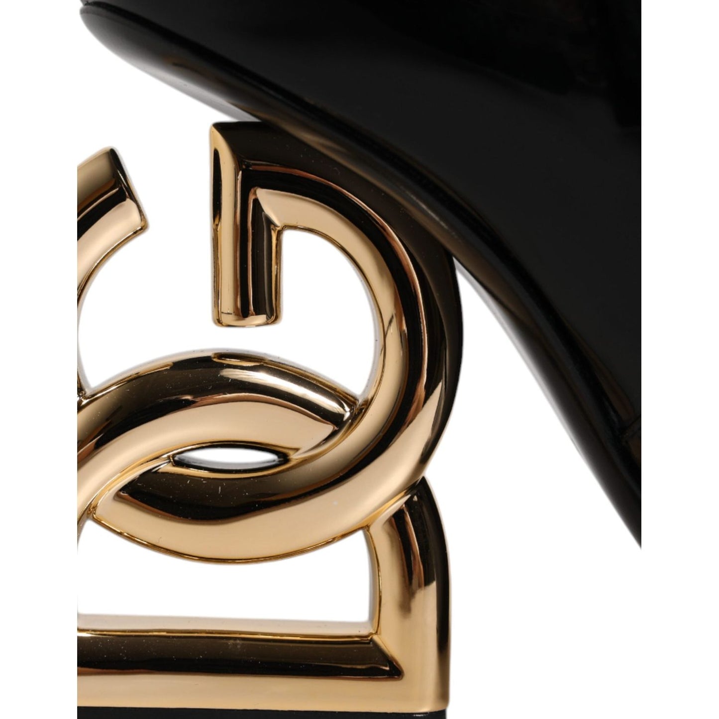 Dolce & Gabbana Black Jackie Leather Mid Calf Boots Shoes Dolce & Gabbana Black