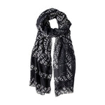 Armani Exchange Black Modal Scarf AR-8161700009-ONE SIZE