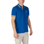 Hugo Boss Blue Cotton Polo Shirt BO-15825000126-IT44 | S