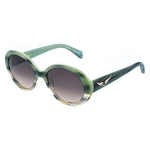 Zadig & Voltaire Zadig & Voltaire Green Haircalf Sunglasses ZASZV3385509N6AC