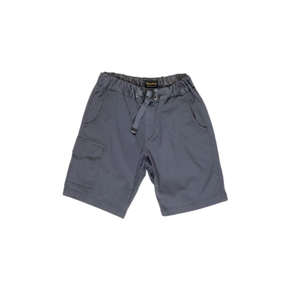 Refrigiwear men's blue cotton Bermuda shorts for fall/winter, featuring a comfortable fit with 98% cotton and 2% elastane.