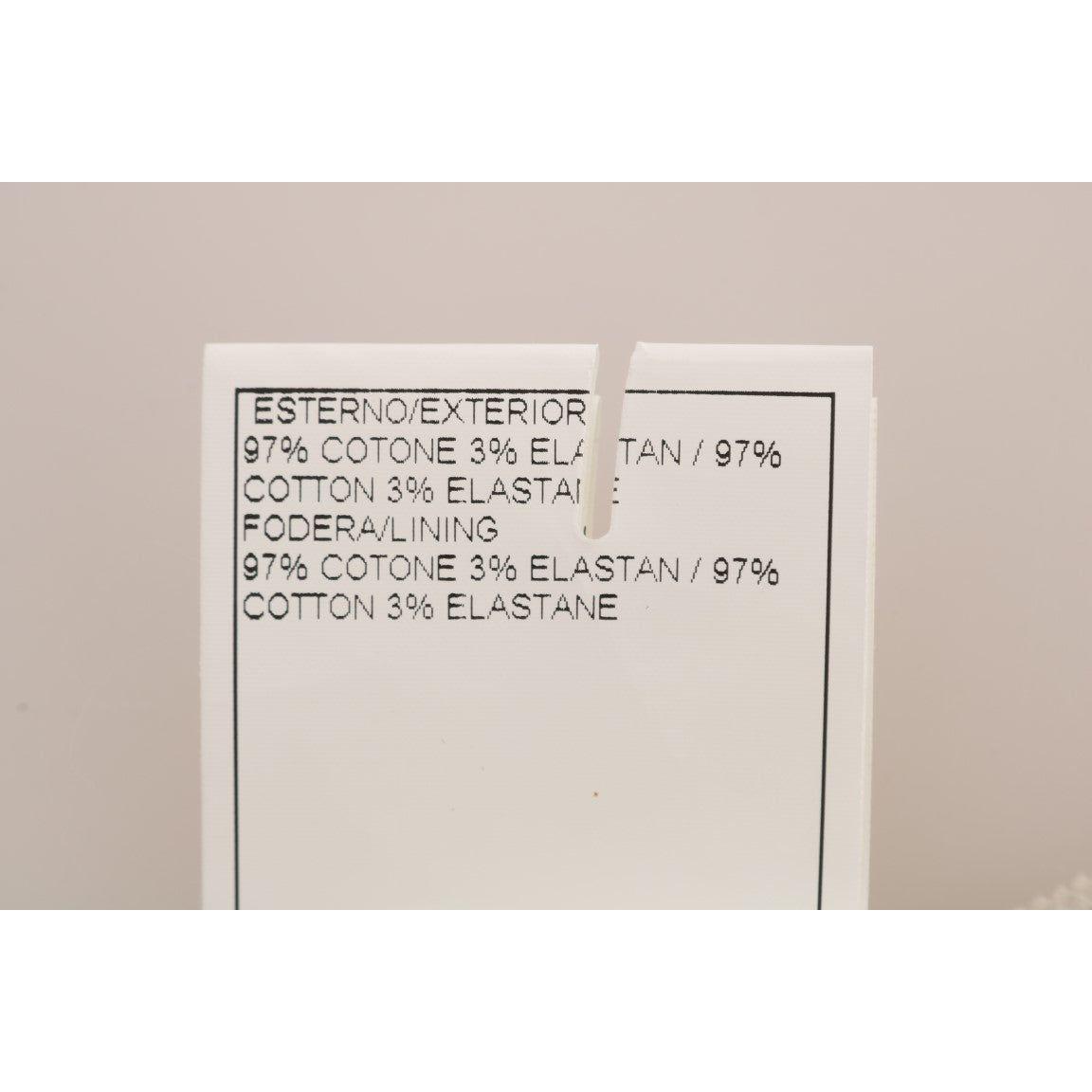 Ermanno Scervino Beige Slim Jeans Corduroy Skinny Pants Jeans & Pants