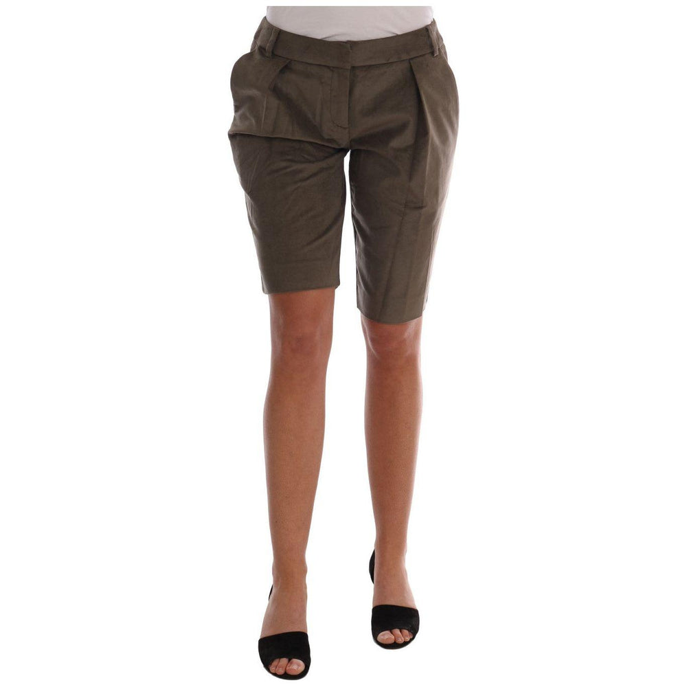 Ermanno Scervino Chic Brown Bermuda Elegance Ermanno Scervino Dark Slate Gray