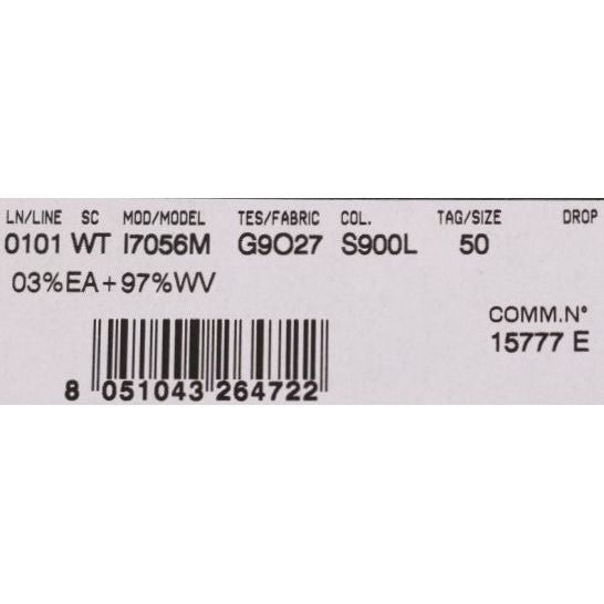 Dolce & Gabbana Blue Wool Stretch Vest