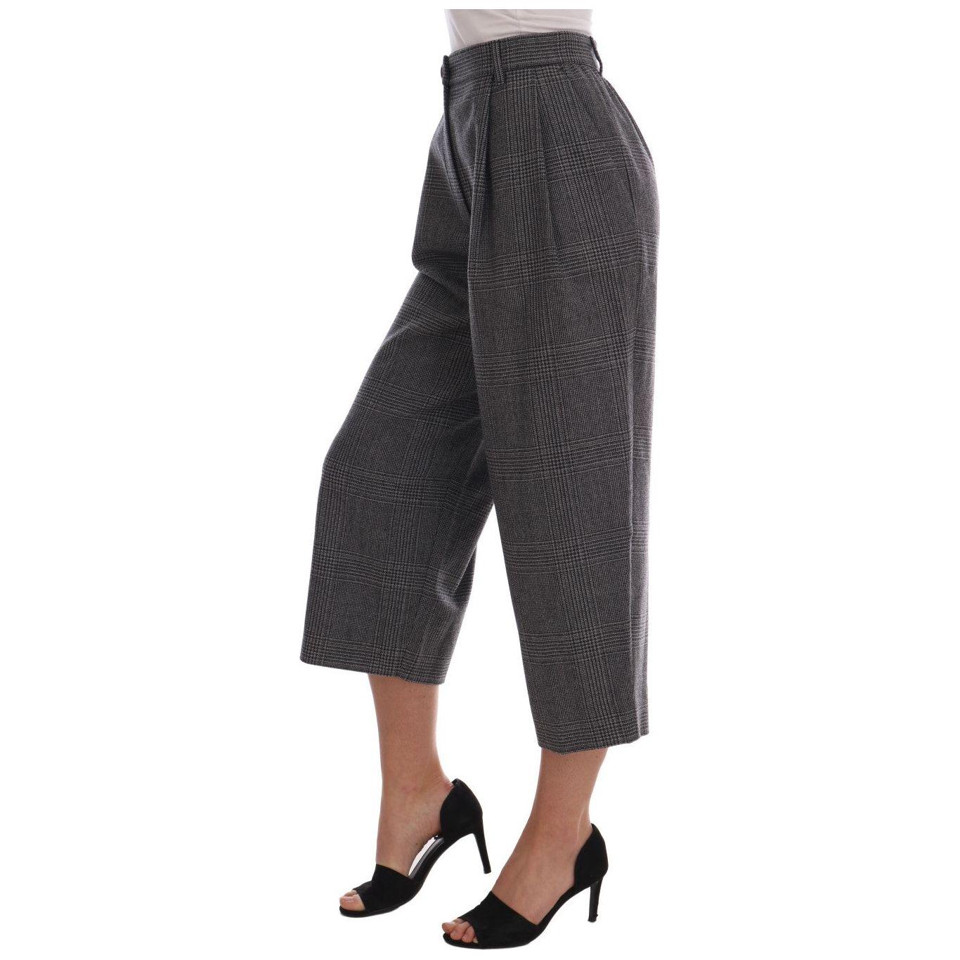 Dolce & Gabbana Gray Wool Capri Pants BYX1219-1
