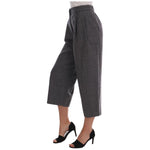 Dolce & Gabbana Gray Wool Capri Pants BYX1219-1