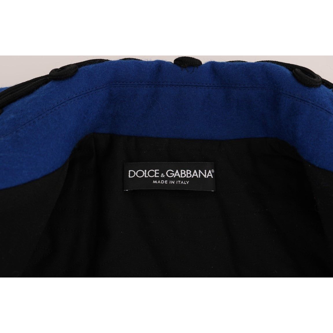 Dolce & Gabbana Black Wool Trench Jacket JKT1116-1