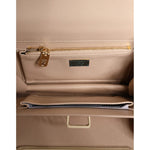 Dolce & Gabbana Beige Leather Ingrid Top Handle Shoulder Bag BAG1641