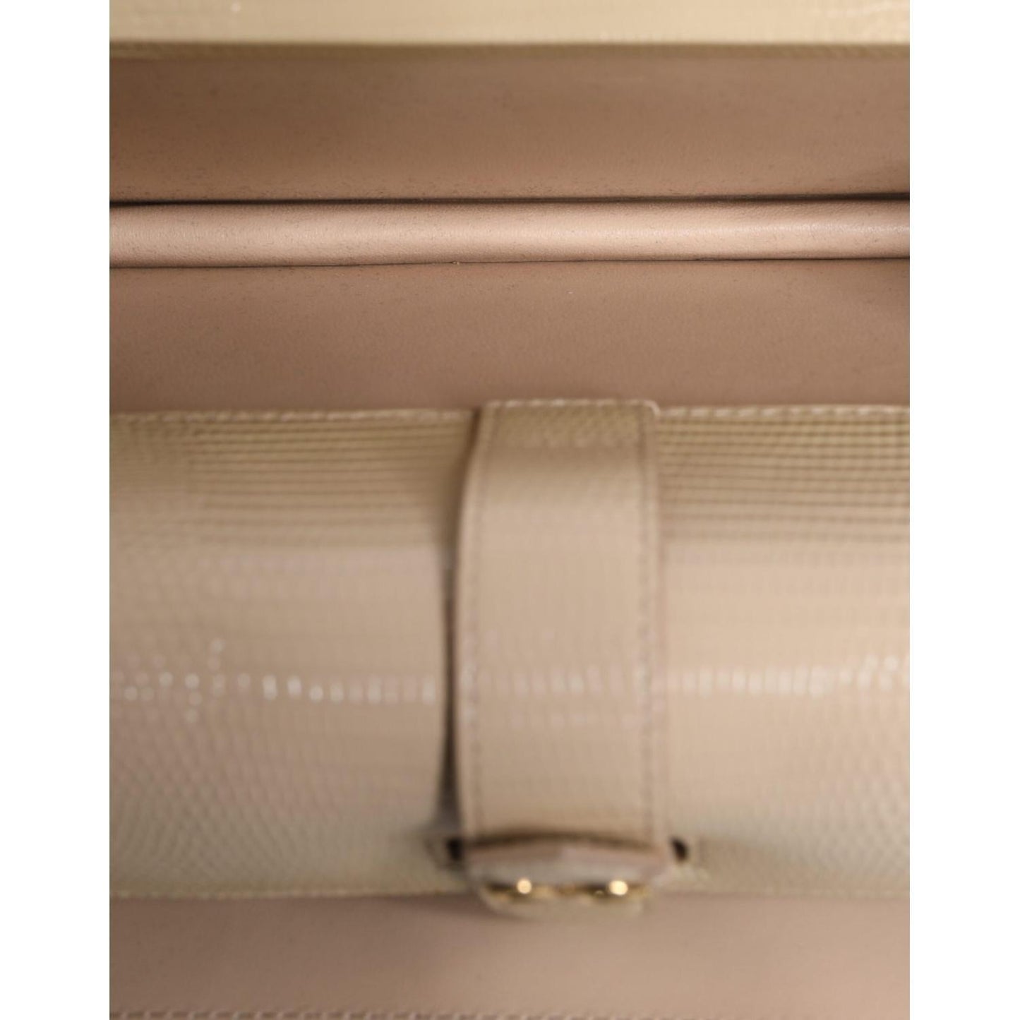 Dolce & Gabbana Beige Leather Ingrid Top Handle Shoulder Bag BAG1641