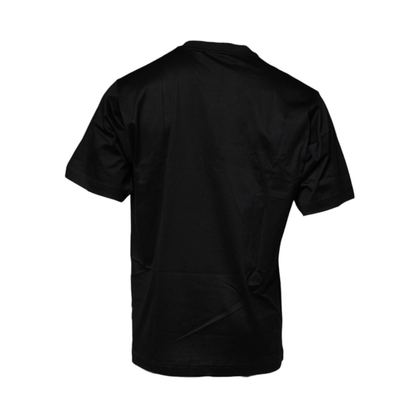 Dolce & Gabbana Black Crew Neck Short Sleeve T-shirt