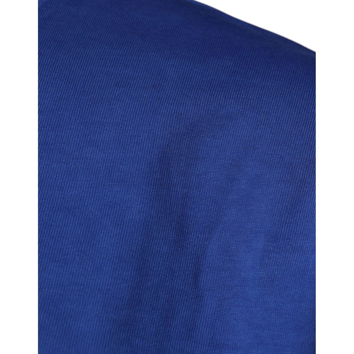 Dolce & Gabbana Blue Graphic Print Cotton Crew Neck T-shirt TSH87517-48