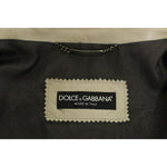 Dolce & Gabbana Beige Leather Jacket Biker Coat GSD12709-1