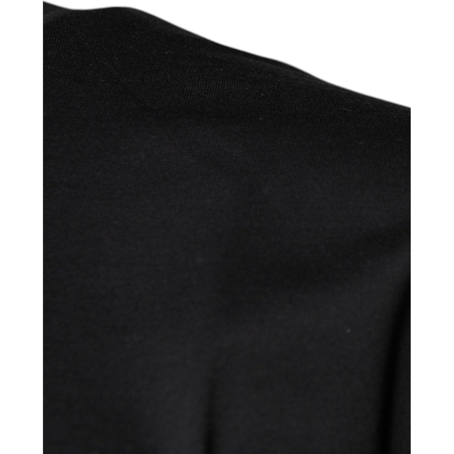 Dolce & Gabbana Black DG Logo Print Cotton Crew Neck T-shirt TSH87686-50