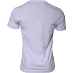 Dolce & Gabbana White Logo Print Cotton Crew Neck T-shirt TSH87719-44